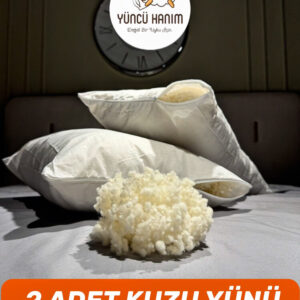 2 adet kuzu yunu yastık