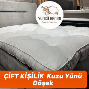 Çift Kişilik Kuzu Yünü Döşek