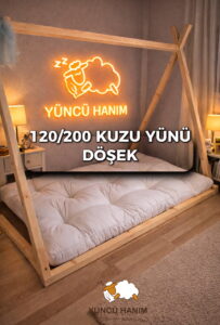 Yüncü Hanım 120x200 Kuzu Yünü Döşek 1