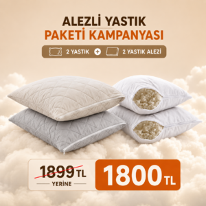 2'li Yastık ve Yastık Alezi Seti